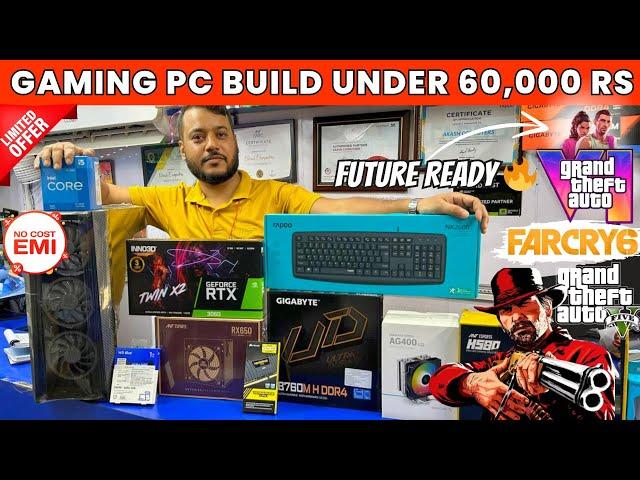 60,000 Rs 4k Gaming PC Build | Budget Gaming PC Build 2024 Nehru Place