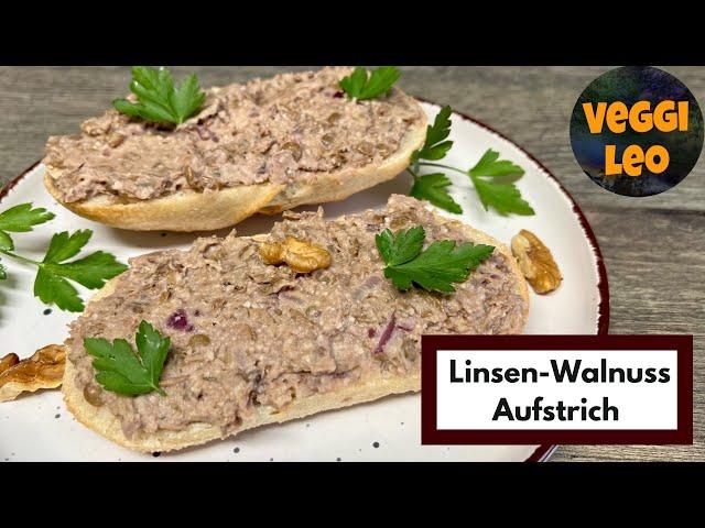 Köstlicher Linsen-Walnuss Aufstrich