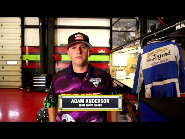 Adam Anderson joins the Grave Digger team