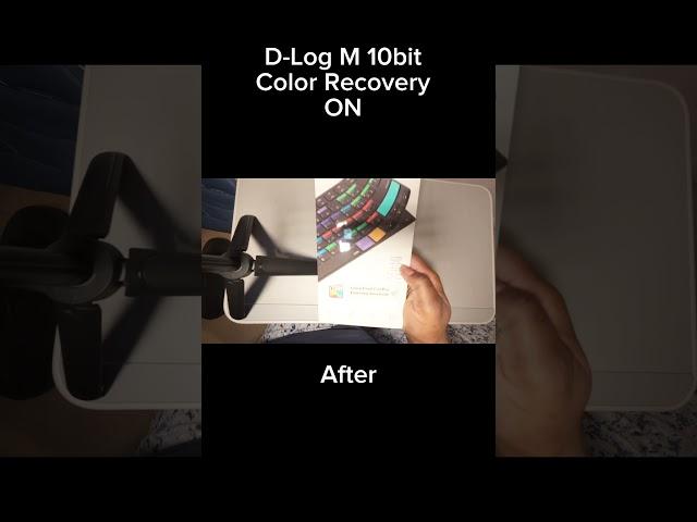 D-Log 10bit color recovery on DJI Osmo Action Pro 5 looks like this