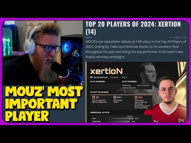 fl0m Reacts to xertioN as HLTV's Top 14 Player of 2024