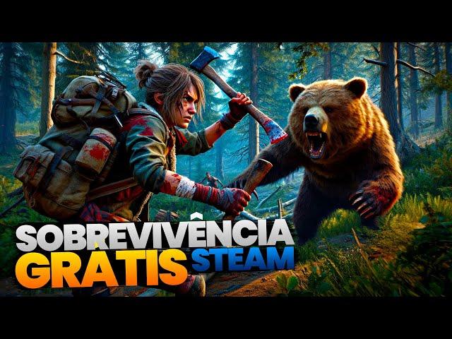 TOP 10 Melhores Jogos de SOBREVIVÊNCIA GRÁTIS da STEAM 2024!