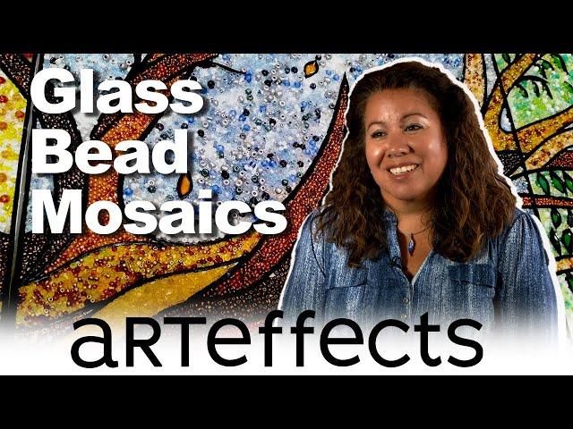 No That's Not a Painting, It's Beads! | Glass Bead Mosaics - ARTEFFECTS