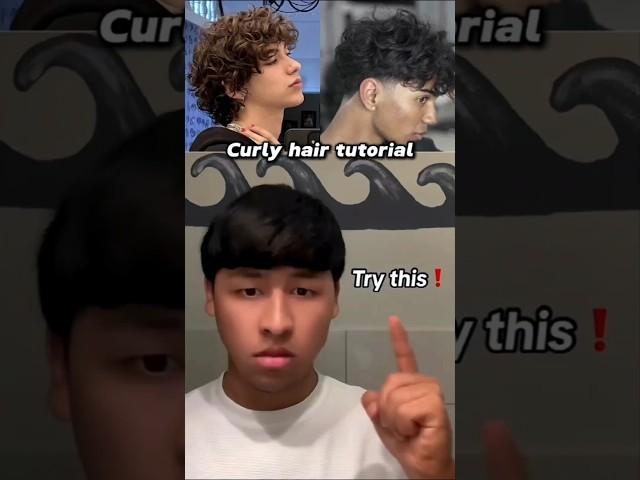 Curly hair tutorial  #hairstyle #hair #trending #viralvideo #explore