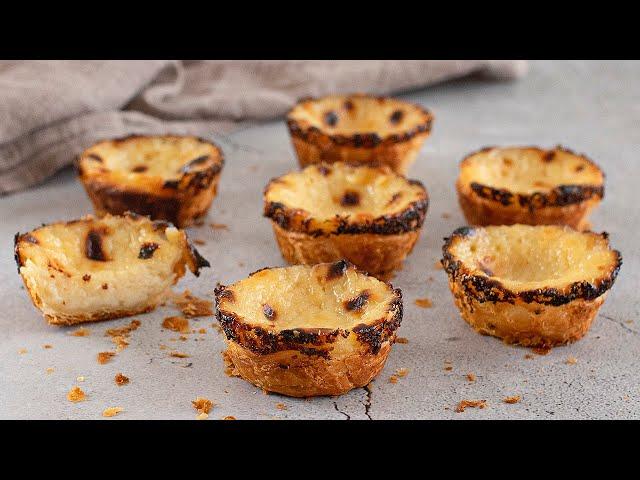 The Easiest Pastel de Nata | Custard Tarts (FAST RECIPE)