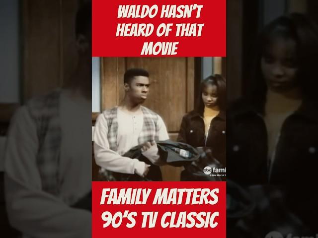FAMILY MATTERS | WALDO | #shorts | #tv | #laugh | #joke | #retro | #retrotv | #comedy | #comedyshort