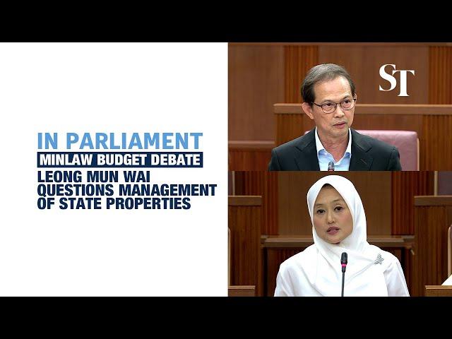 Leong Mun Wai spars with MinLaw on management of state properties