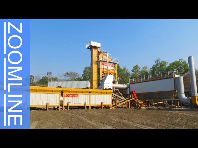 ZOOMLINE LB2000 Batching Type Hot Mix Asphalt Plant for Sale in Thailand