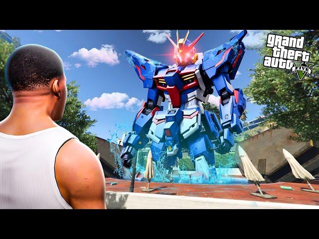 Franklin Found EVIL POWER RANGER MEGAZORD in Swimming Pool in GTA 5 | Tamil