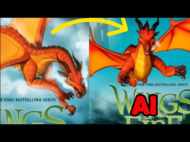 Ai bringing Wings of Fire Covers to life… (INTERESTING)