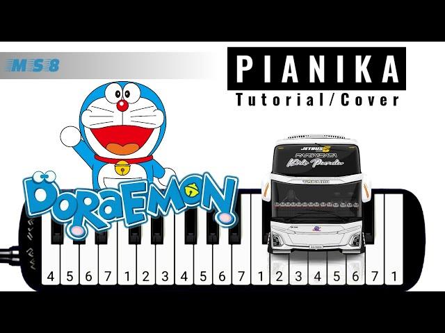 DORAEMON Pianika Telolet Basuri Moreno MS8 Seniman Angin