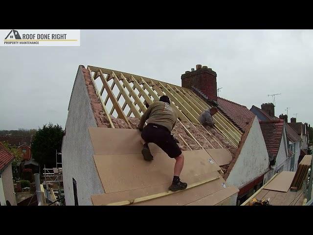 How to Build a Roof? Construction Time Lapse