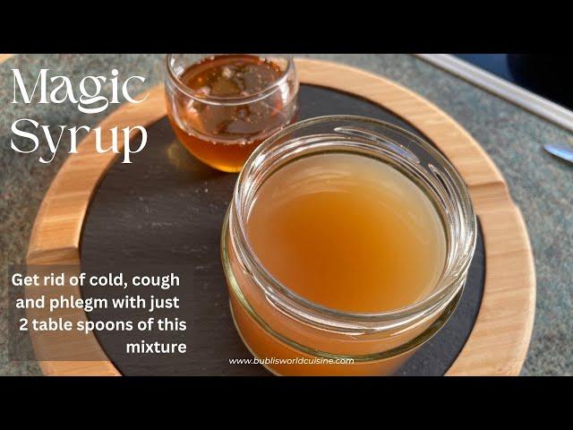 All natural home remedy for phlegm cold and cough | Homemade cough syrup