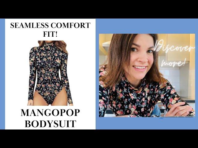 Unleash Your Confidence: A Detailed Review of the Comfortable and Stylish Mangopop Bodysuit!
