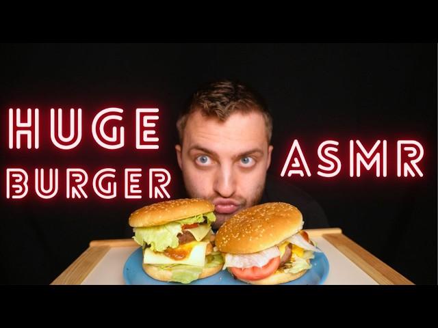 Huge Burgers ASMR Eating Mukbang 4k