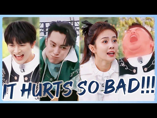 How would Bai Lu and Dylan Wang react when it hurts so bad? Can’t stop screaming!