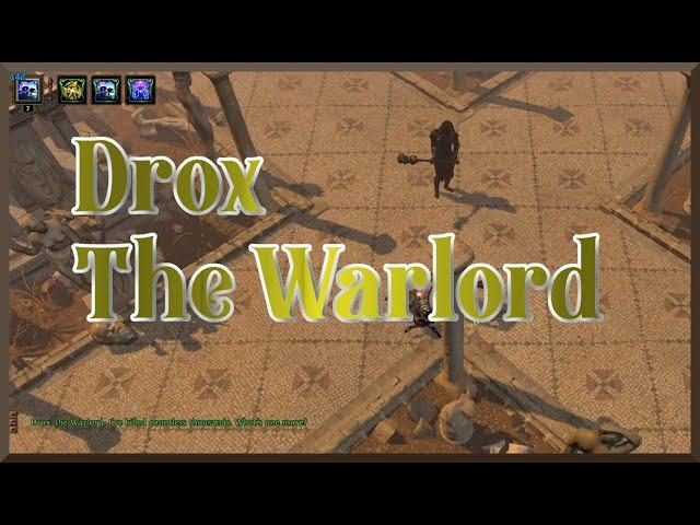 Drox, The Warlord - Path of Exile 3.9 - [boss mechanics explained]