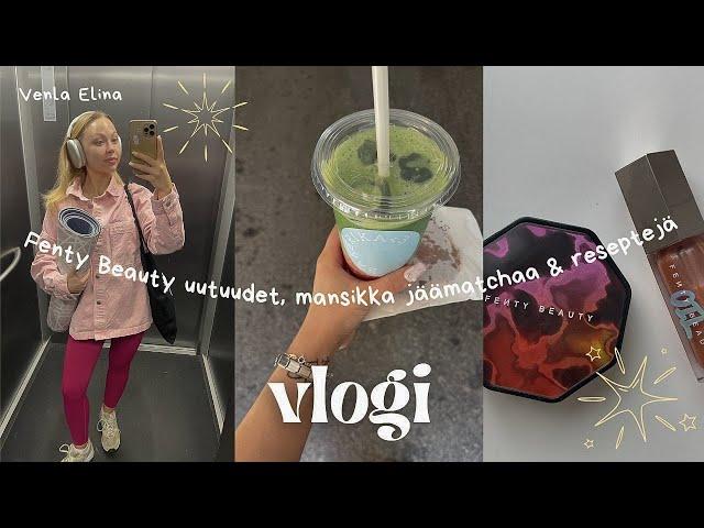 Fenty Beauty uutuudet, mansikka jäämatchaa & reseptejä | VLOGI