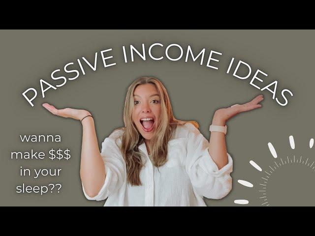 passive income stream ideas that will make you money in your sleep