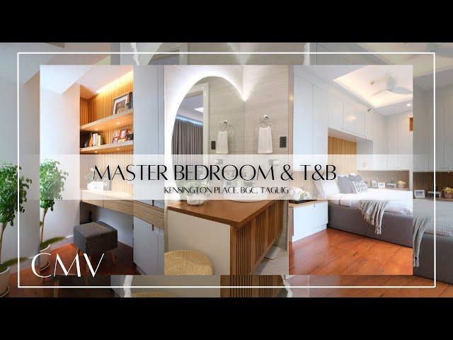 Master Bedroom Interior Design | Kensington Place, BGC, Taguig | Modern Tropical Style