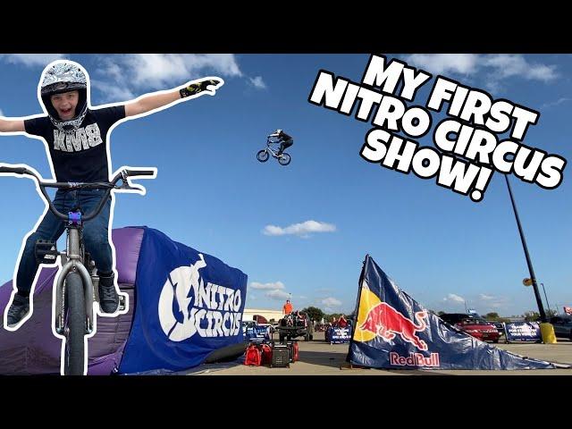 Huge Gap! Huge Tricks! My First NITRO CIRCUS SHOW!!