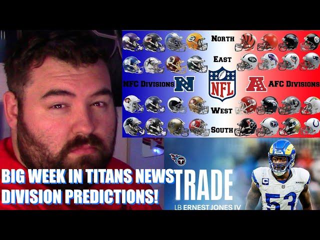 Two Tone Talk EPISODE 98 - BIG week for the Titans roster, Division predictions