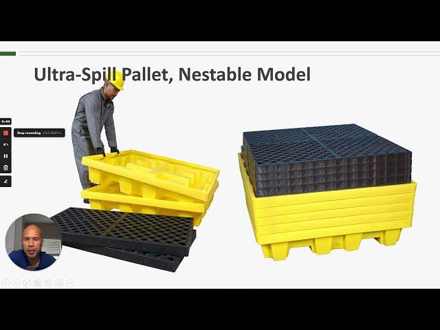 UltraTech Product Training - Ultra-Spill Pallet, Nestable Model