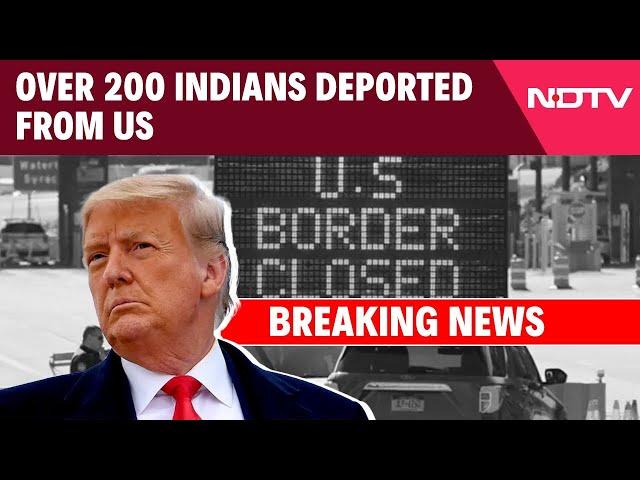 Indians Deported From US | US Deports 205 Indian Migrants Amid Trump's Border Crackdown