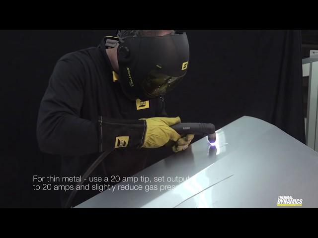 Plasma Cutting Tips for Cutting Sheet Metal with a Thermal Dynamics Cutmaster 60i