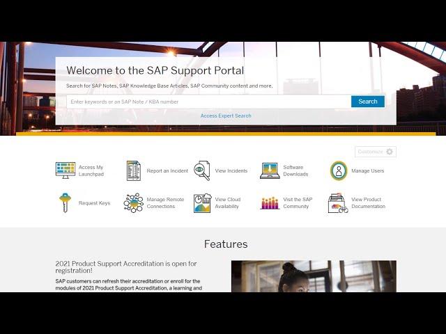 Explore SAP Support: Customer Interaction Center