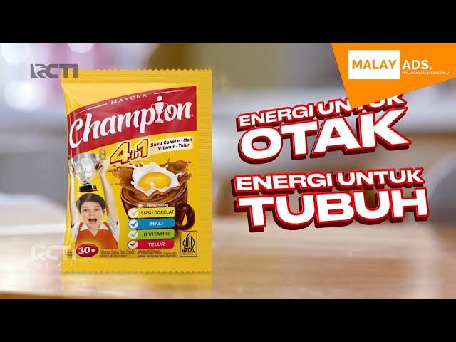 Mayora Champion - Energi Untuk Otak, Energi Untuk Tubuh (Anak Susah Fokus Belajar) 2024-25 15s