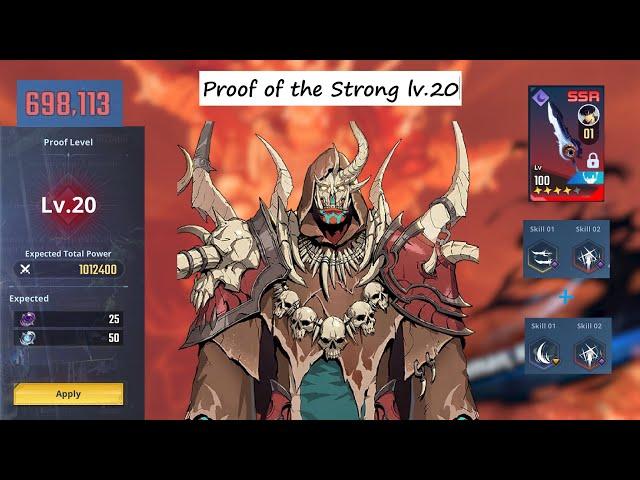 Solo Leveling: Arise | Proof of The Strong LV20 - Kargalgan | 314k TP Gap ft. A4 Moonshadow