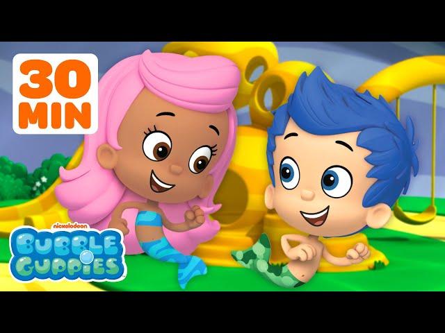 Molly & Gil Play Together for 30 Minutes Straight!  | Bubble Guppies | Nick Jr.