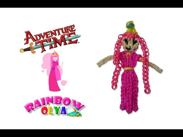 БУБЛЬГУМ - Время приключений из резинок на рогатке | Princess bubblegum Adventure time rainbow loom