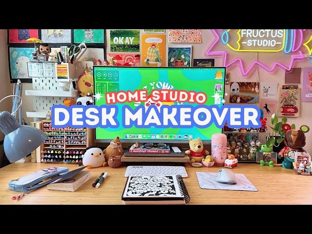 Dream Art Studio Makeover  Cozy & Creative Desk Setup