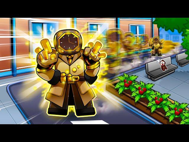 Future Large Clock Man, the Time Master | Skibidi Tower Defense Roblox