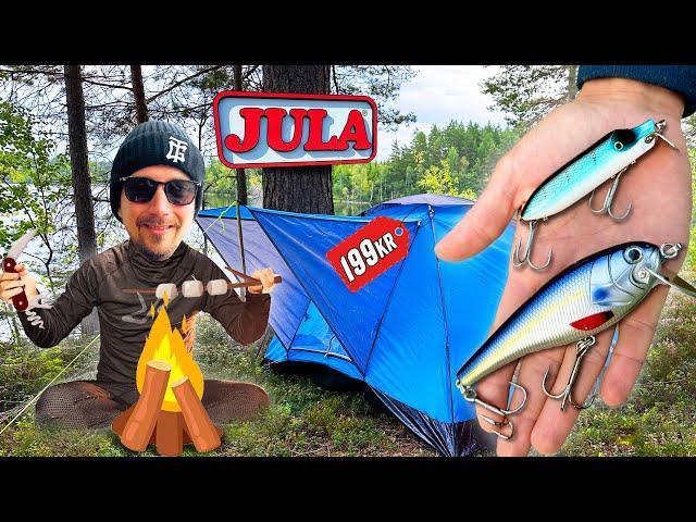 Trying Jula´s Cheapest Tent & Fishing with the New Hi-Lo ️