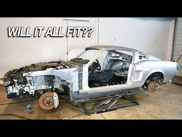 B IS FOR BUILD SEMA MUSTANG Build Part 2 - Fitting The 67 Body