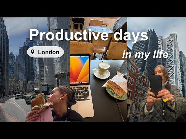 productive days in my life in london | finding discipline while working a 9-5 job