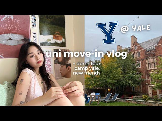 move into college w/ me @ yale university | millie liao 耶鲁大一新生入学