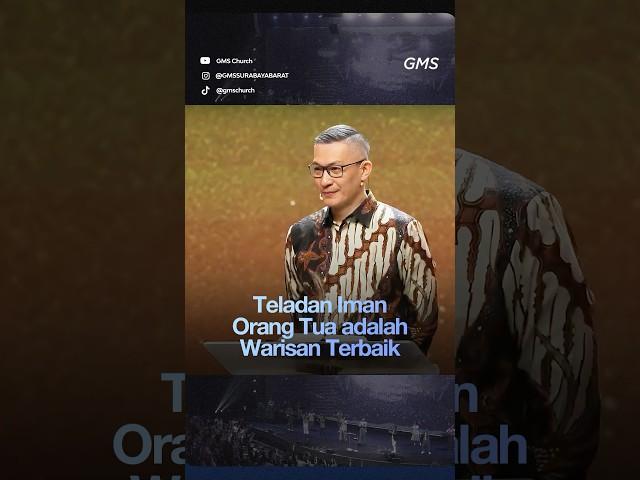 Warisan terbesar bagi anak-anak adalah teladan hidup dan iman orang tua