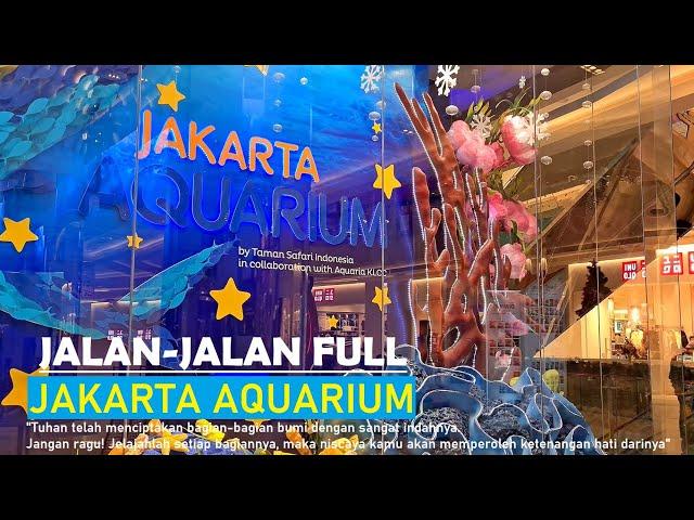 Walking Around JAKARTA AQUARIUM & SAFARI - Jalan Tour (Wahana 5D & Feeding Fish) Dunia Bawah Laut 4K