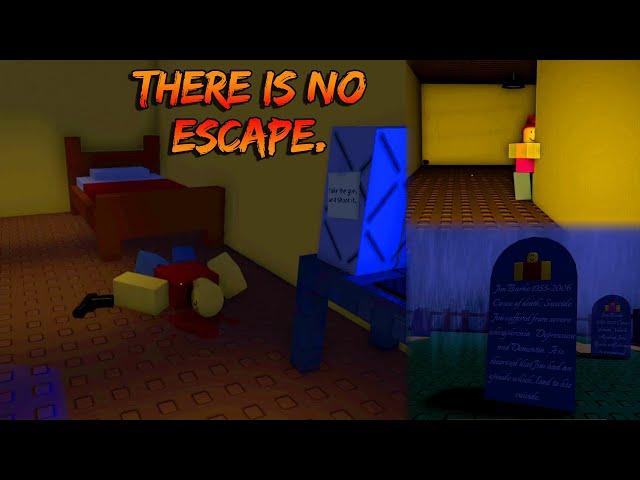 There is no escape. / All Endings / All Badges - Roblox | [Full Walkthrough]