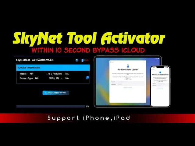 Free Bypass iCloud Activation Lock iPhone & iPad running on iOS 12.0 up to iOS 17.4.1 Bypass iCloud