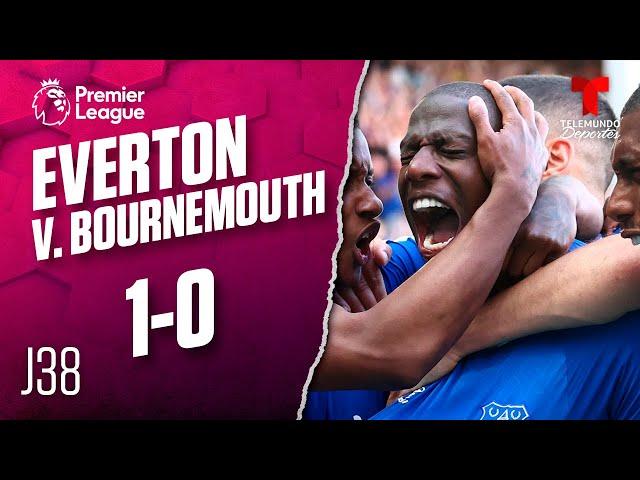 Highlights & Goals | Everton v. Bournemouth 1-0 | Premier League | Telemundo Deportes