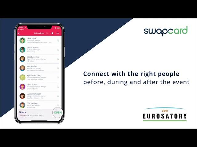 Eurosatory 2018  - Networking Mobile Application Swapcard