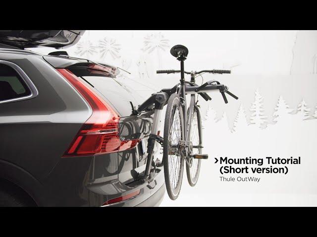 Trunk Bike Rack - Thule OutWay Hanging (Easy Mounting Tutorial)