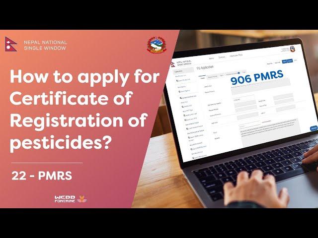 22 - How to apply for registration certificate of pesticides & related products?