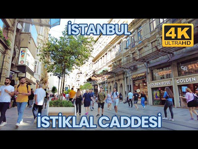 Istanbul Walking Tour | Istiklal Caddesi - Taksim [4k 60fps]