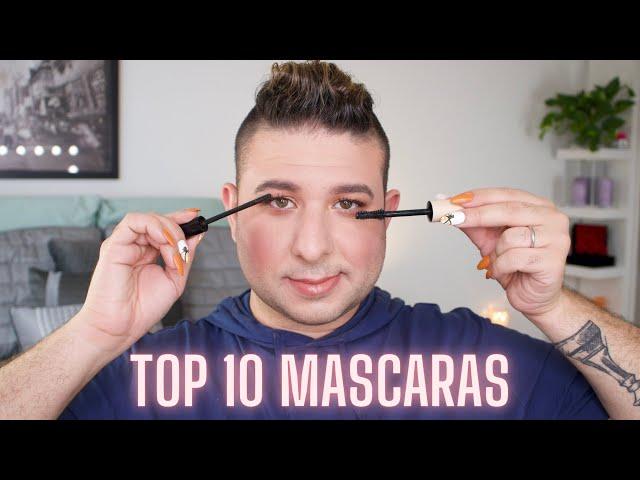 HOLY GRAIL MASCARA! MY TOP 10 BEST MASCARAS OF ALL TIME | Brett Guy Glam